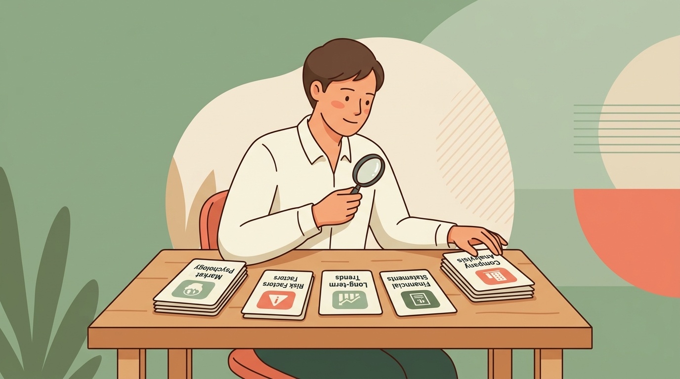 Ilustrasi membangun wawasan investor sejak awal melalui kebiasaan belajar